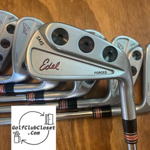 Edel SMS Forged Iron Set / 5-GW Stiff Flex Steel Shafts - Picture 1 of 10