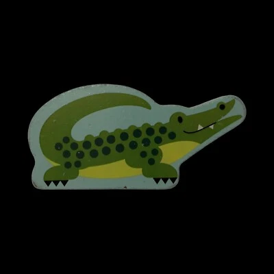 Melissa & Doug Noah's Ark Shape Sorter Wooden Piece Block  Part Alligator - Image 1 of 2