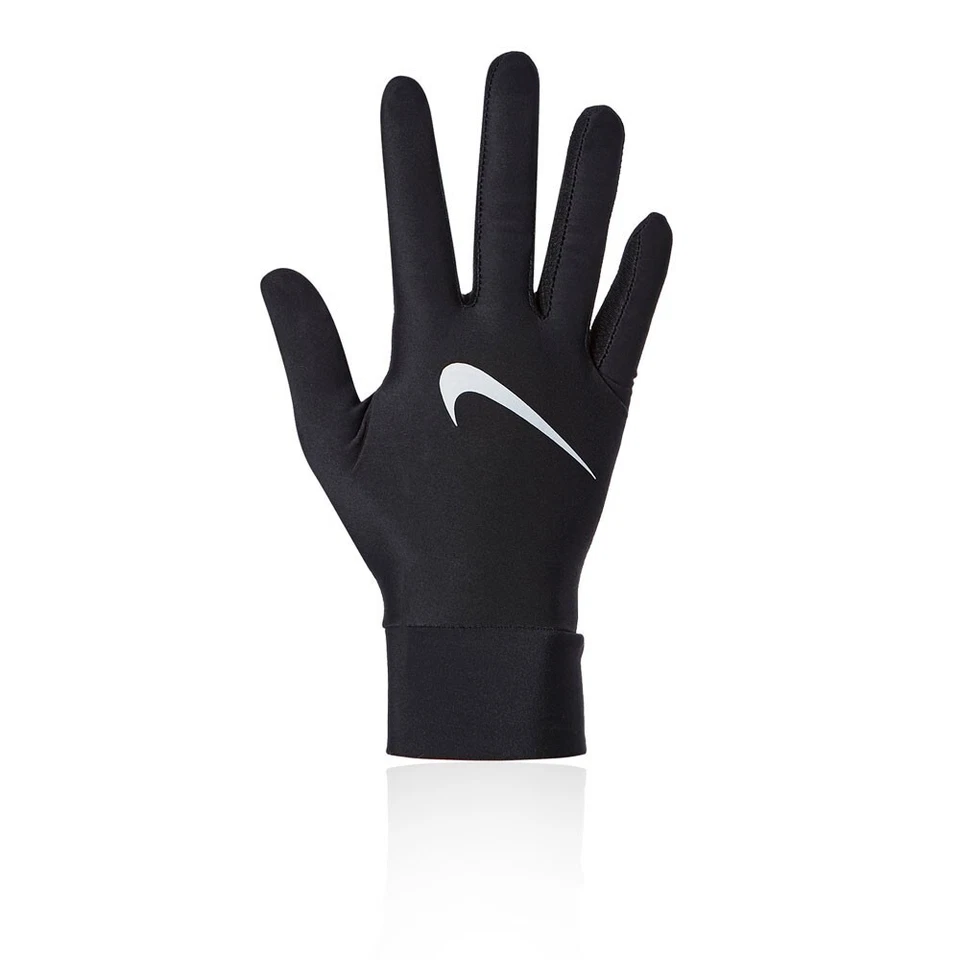 NIKE DRI-FIT LIGHTWEIGHT TECH RUNNING GLOVE TOUCH SCREEN REFLECTIVE TICK - MENS - image 1 of 3