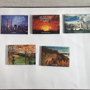 2001 State Coin Collector Set -5 Sets- Volume 11,12,13,14,15 - Picture 1 of 6