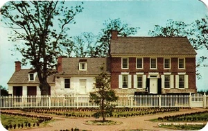 1965 Dover Delaware Vintage Postkarte The John Disckinson Mansion gebaut 1740 - Bild 1 von 2