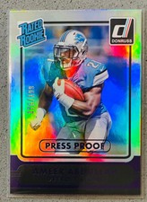 2015 Panini Donruss 216 Ameer Abdullah /199 Silver Holo Rated Rookie Press Proof