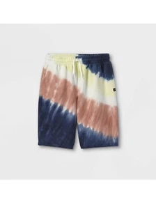 Art Class Tie Dye Knot Pull On Boys Shorts. Size:S(6-7) (D9) - Picture 1 of 4