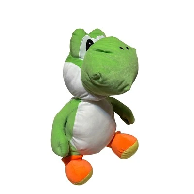 "Super Mario Bros Yoshi Jumbo Peluche 22"" Tortuga Grande Nintendo 2019 Shell Pocket" Foto 1 de 4