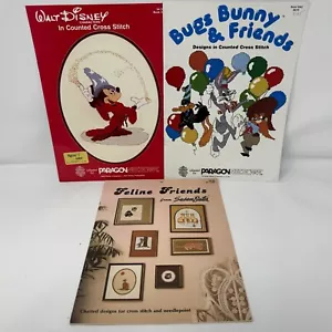 Walt Disney Bugs Bunny Counted Cross Stitch Pattern Book Paragon Needlecraft - Picture 1 of 7