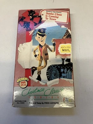 Santa Claus Is Coming to Town Christmas Classic VHS Tape 1993 Vintage - Image 1 of 3