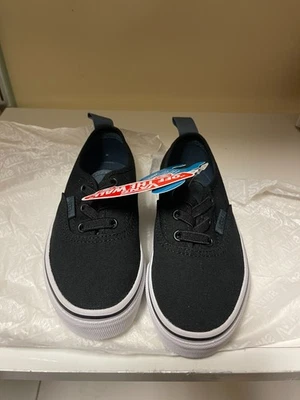 Vans Authentic Athletic Skateboard Sneaker Kids 12 Black Low Top VN0A38H4MM5S263 - Imagem 1 de 4