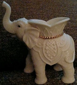 Lenox Elephant Tea Light 24 Karat Trim - Picture 1 of 3