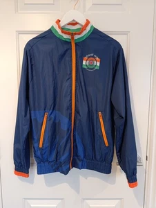 Bharat Army Official India Cricket Windcheater Rain Jacket, Blue - Men's Small - Picture 1 of 13