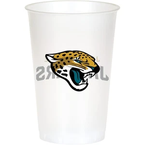 Jacksonville Jaguars Plastic Cups, 24 ct - Picture 1 of 4