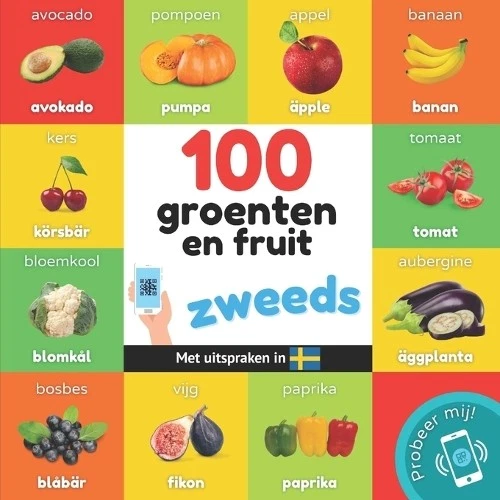 Yukismart 100 groenten en fruit in zweeds (Paperback) (UK IMPORT) - Image 1 of 1