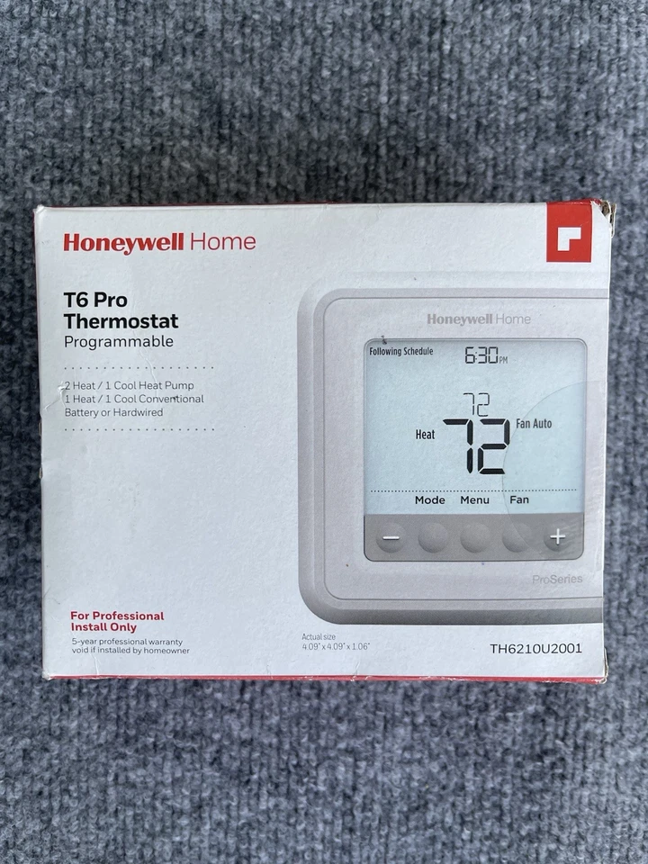 Honeywell Home T6 Pro Z Wave Thermostat • Brand New, Never Used - Image 1 of 4
