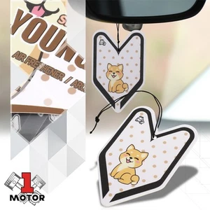 Treefrog Young Leaf JDM Squash Scent Car/Home/Office Shiba Hanging Air Freshener - Bild 1 von 4