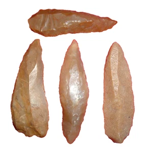 (4) Hojas mesolíticas antiguas del Sahara africano a elección (2,25") (6.000-8.000 años) - Imagen 1 de 5