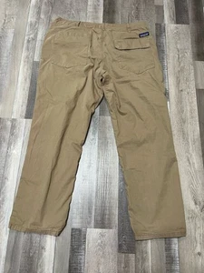 PATAGONIA Outdoor Light Brown Trail Hiking Casual Pants Men's Size 38 - Picture 1 of 8
