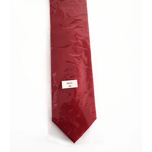 Original Mijas Herren Anlass / Business Krawatte - Rot uni - Picture 1 of 3