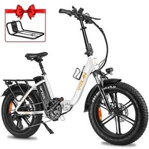 Vitilan U7 20" Folding Electric Bike 1200VV 48V 20AH Step-Thru Fat Tire E-Bike - Picture 1 of 19