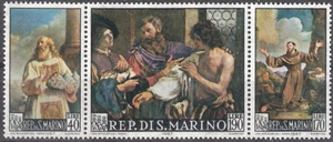 San Marino 1967 Painter Barbieri Return Prodigal Son MNH (SC# 663a) - Picture 1 of 1