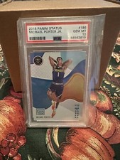 2018-19 Panini Status Michael Porter Jr PSA 10