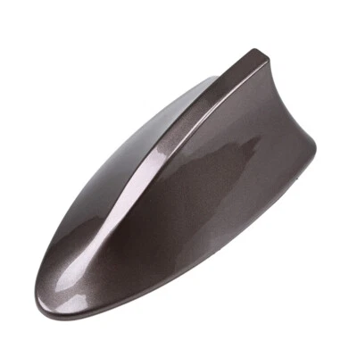 Antena de aleta de tiburón para techo de coche marrón 1 pieza radio FM/AM antena universal compatible con BMW Foto 1 de 4