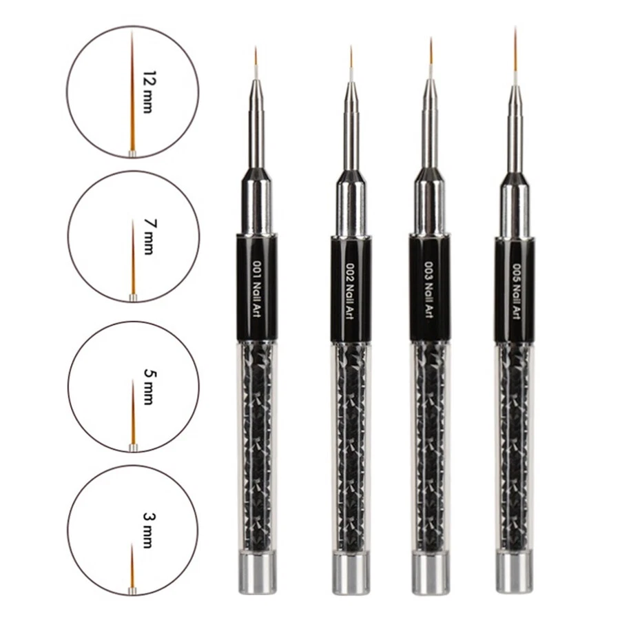 Victoria Vynn Professionelle Gelbürste Maniküre Nail Art Werkzeuge Nägel Styling schwarz