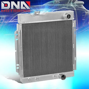 FOR 1964-1966 MUSTANG/FALCON SEDAN l6/V8 MT 3-ROW FULL ALUMINUM RACING RADIATOR - Picture 1 of 6