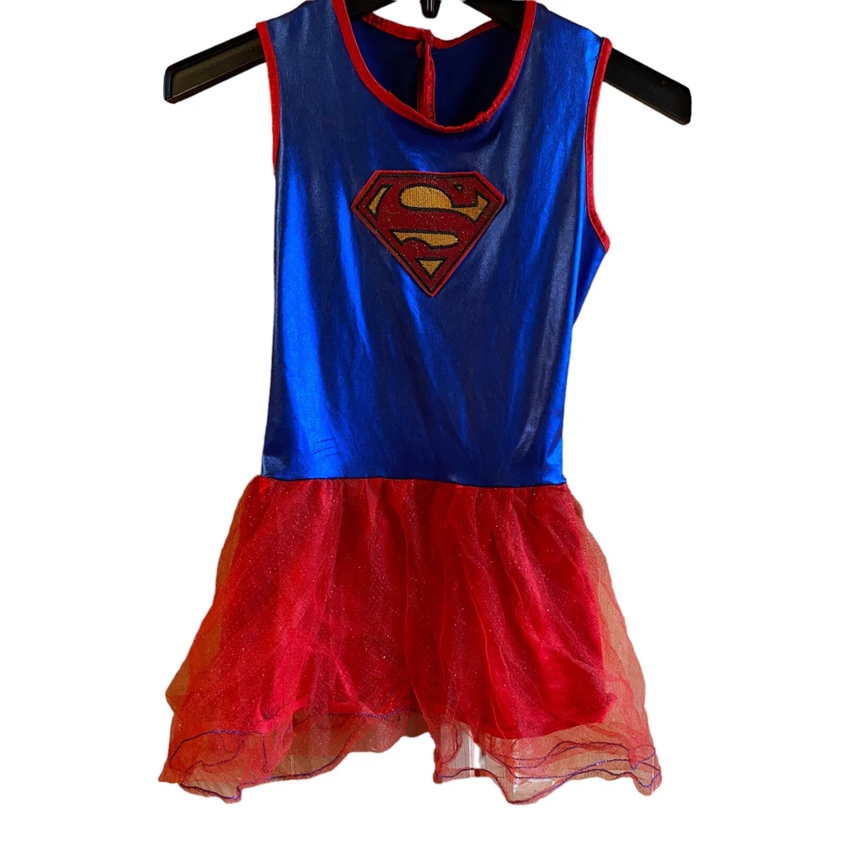 Rubie's DC Supergirl Dress Costume Youth Girls Size Medium Very Used - Image 1 of 4