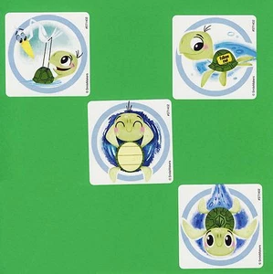 12 Sea Turtle - Large Stickers - Party Favors - Rewards - Picture 1 of 1