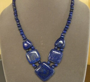 JAY KING Sterling Silver Blue Lapis Lazuli Statement Necklace - Picture 1 of 4