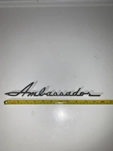 1962 Rambler Ambassador AMC Front Fender Emblem NOS OEM - Bild 1 von 7