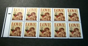 US Stamps Scott# 2959a Love 1995 Bklt. Pane of 10 Never Folded (see note) C415 - Foto 1 di 1