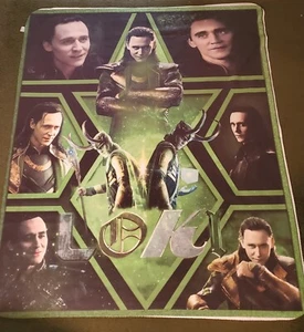 Marvel MCU Loki Laufeyson God of Mischief 50"×60" Green Sherpa Throw Blanket NEW - Picture 1 of 2
