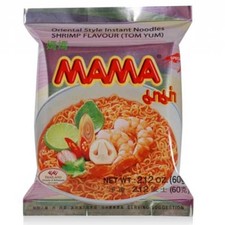 30 x 60g (1 box) Instant Mama Noodles Tom Yum Shrimp Flavour **** UK Seller ****