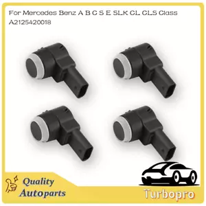4PCS PDC Parking Sensor A2125420018 For Mercedes Benz A B C S E SLK CL CLS Class - Picture 1 of 5