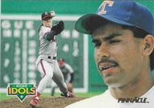 JIM ABBOTT / HECTOR FAJARDO 1992 PINNACLE ROOKIE IDOLS #2 ANGELS/RANGERS