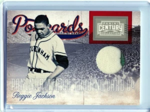 Reggie Jackson 2010 Panini Century Collection Postcards Materials PATCH /25 💎  - Picture 1 of 1