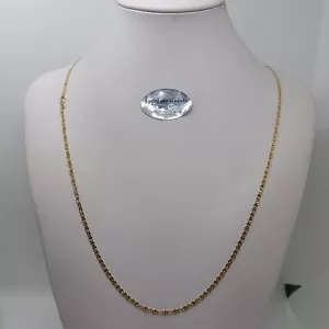COLLANA UOMO-DONNA UNISEX A MAGLIA IN ORO GIALLO 18KT 3,6 GR. (7364) 60 cm - Imagen 1 de 12