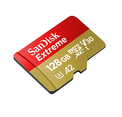 SanDisk Extreme microSDXC card for Mobile Gaming, 190MB/s, SDSQXAA-128G-GN6GN - Bild 1 von 4