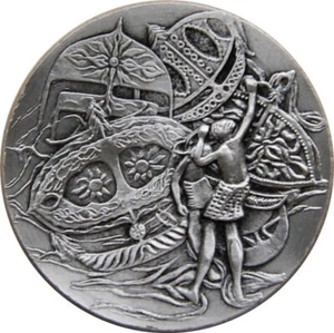 Medalla del sistema de aerolíneas MAS Malaysia por Selangor Pewter *GRATIS Next Day Sydney Post* - Imagen 1 de 2