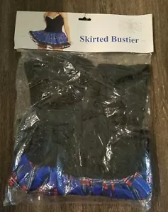 UUU Adult Be Wicked Blue Skirted Bustier Costume Size M/L - Picture 1 of 3