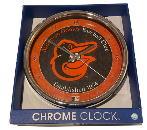 Baltimore orioles baseball club chrome clock. wincraft Cover