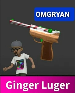 Cuchillos y pistolas Roblox Murder Mystery 2 GINGER LUGER MM2 Godly - Imagen 1 de 3