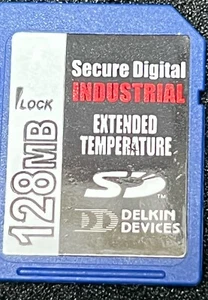 Delkin Devices 128 MB Speicher Industrial Grade Extended Temperature SD-Karte - Bild 1 von 3