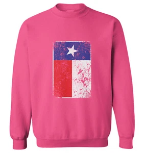 Texas Flag - Texan Strong Pride Lone Star United Staes Toddler Crewneck Sweater - Picture 1 of 8