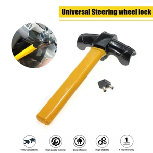 Universal AUTO Anti Theft Car Security Wheel Lock Heavy Duty Steering Wheel Lock - Foto 1 di 12