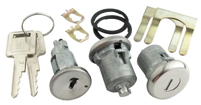 Ignition and Door Lock Set 1968 Oldsmobile 442 Cutlass and Buick Skylark Riviera - Image 1 of 2