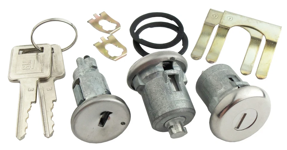 Juego de cerradura de encendido y puerta 1968 Oldsmobile 442 Cutlass y Buick Skylark Riviera Foto 1 de 2