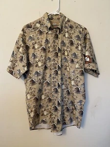 MENS REDHEAD OUTDOOR TRADITION PRIME TIME OUTFITTING SHORT SLEEVE DOGS MEDIUM - Picture 1 of 12