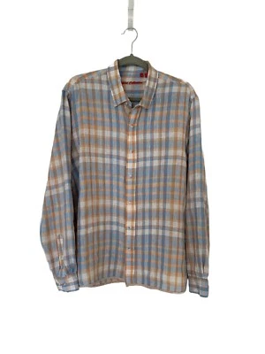 New Report Collection Mens Long-Sleeve Linen Button Shirt, Sz XL - Image 1 of 4