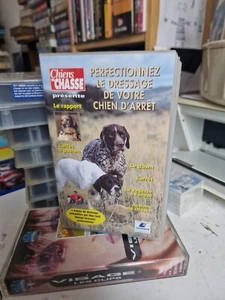 Vintage cassette VHS K7 Chiens De Chasse Perfectionnez Le Dressage TF1 VIDÉO - Photo 1/3